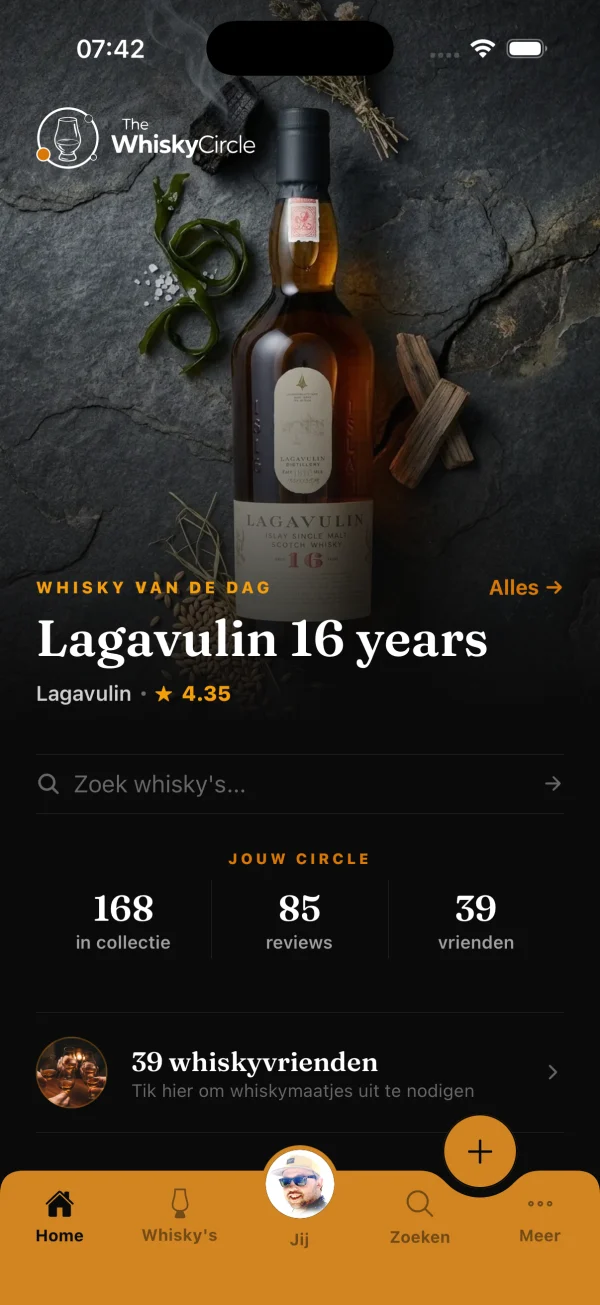 Ontdekken in de WhiskyCircle-app